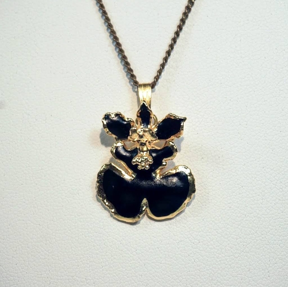 Orchid pendant - Picture 3 of 3